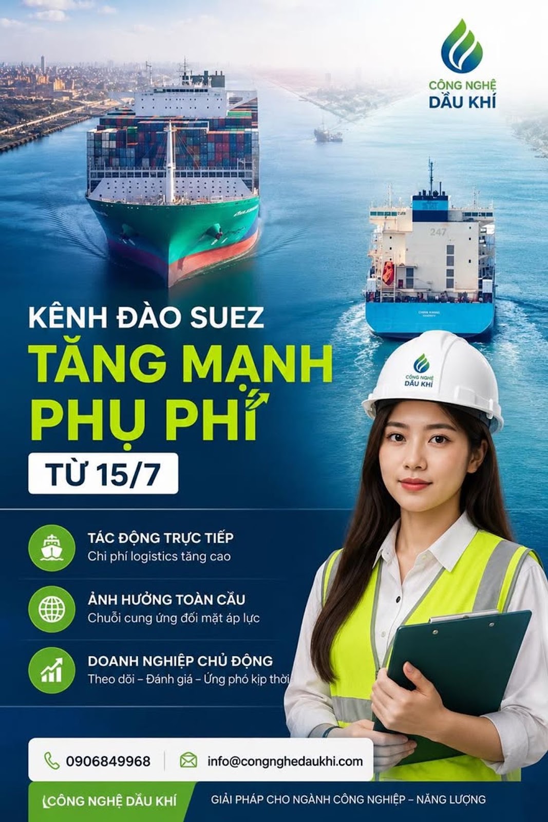 Kênh Đào Suez Tăng Mạnh Phụ Phí Quá Cảnh Từ 15/7
#KenhDaoSuez #Logistics #VanTai...