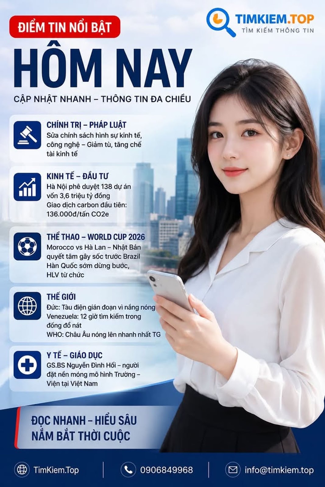 Điểm tin nóng hôm nay trên Timkiem.top