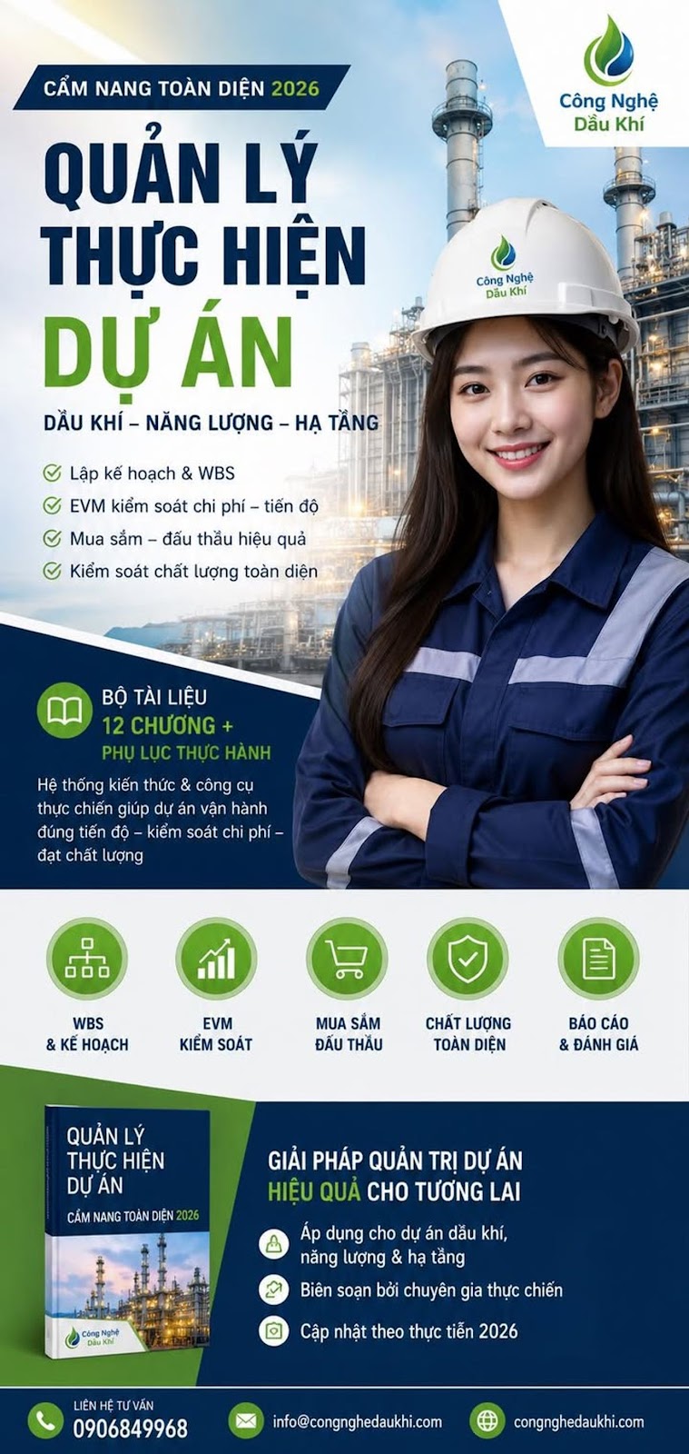 QUANTRIDUAN.CONGNGHEDAUKHI.COM – CHUYÊN TRANG QUẢN TRỊ DỰ ÁN TOÀN DIỆN CHO NGÀNH DẦU KHÍ, NĂNG LƯỢNG VÀ HẠ TẦNG NĂM 2026