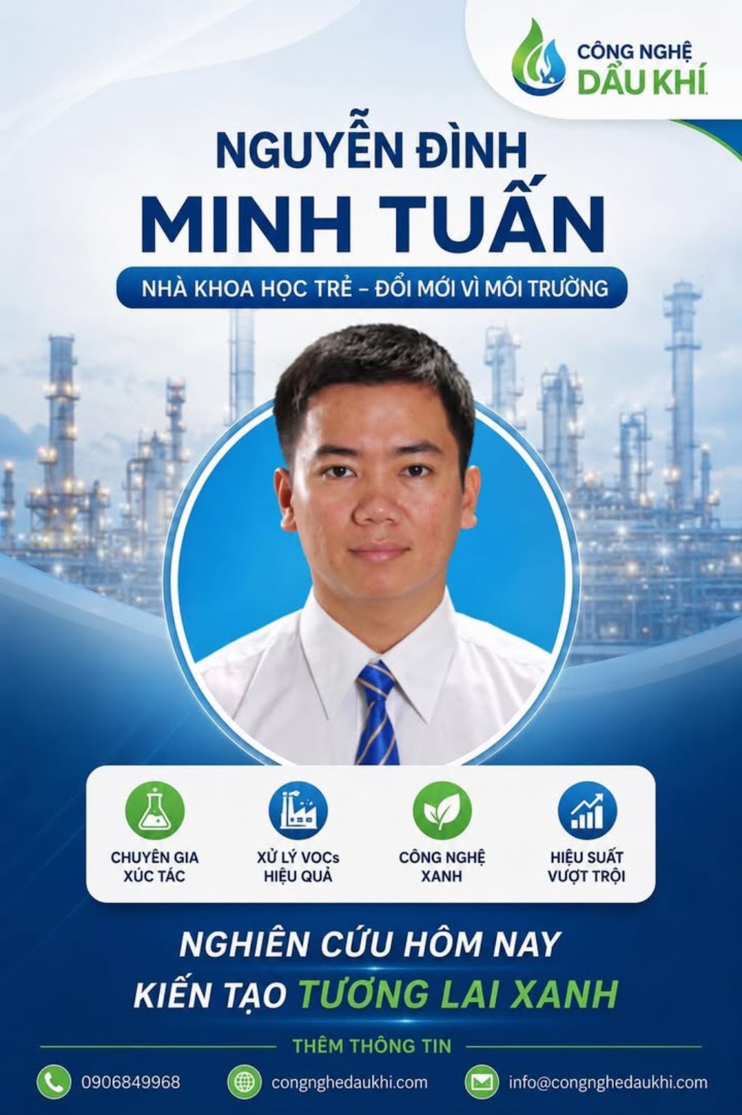 GIỚI THIỆU CHUYÊN GIA NGÀNH HÓA DẦU KHÍ VÀ XÚC TÁC MÔI TRƯỜNG