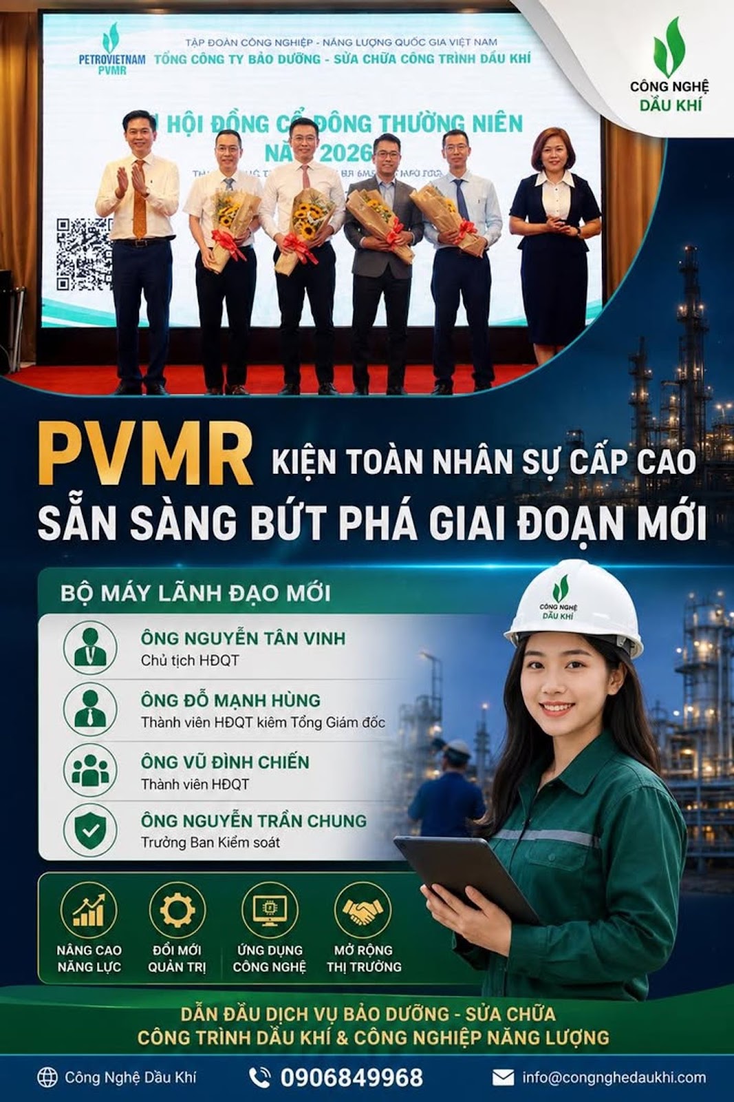 PVMR BẤT NGỜ THAY CHỦ TỊCH VÀ TỔNG GIÁM ĐỐC CÙNG LÚC, ĐIỀU GÌ ĐANG DIỄN RA TẠI “CỖ MÁY BẢO DƯỠNG” CỦA PETROVIETNAM?