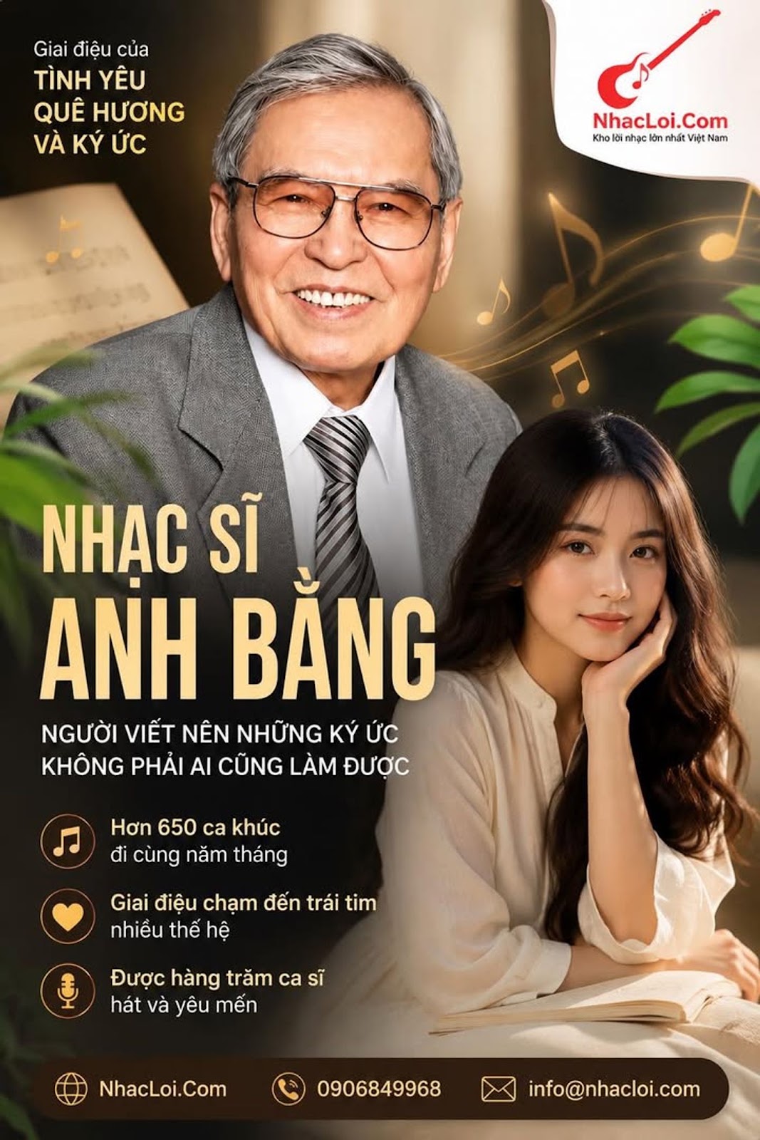 NHẠC SĨ ANH BẰNG – NGƯỜI VIẾT NHẠC NHƯ ĐANG KỂ LẠI CẢ MỘT VIỆT NAM CŨ 🌿🤔