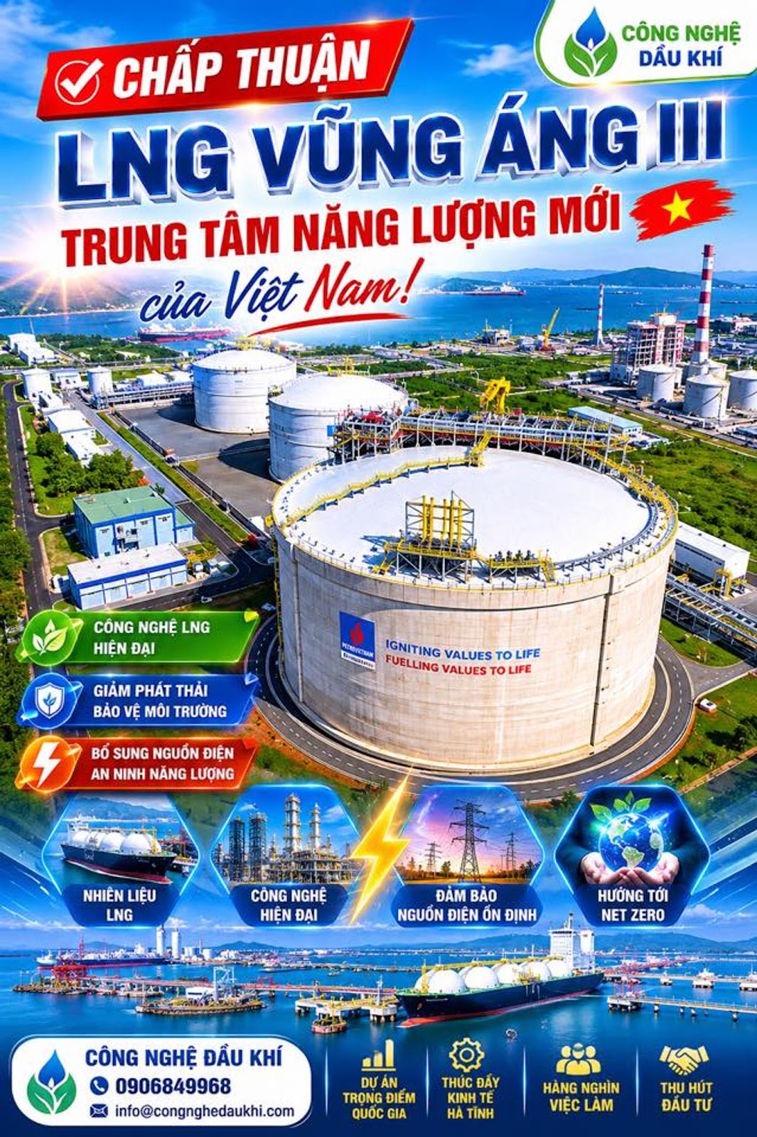 Chấp Thuận Chủ Trương Đầu Tư Nhà Máy Nhiệt Điện LNG Vũng Áng III, Hà Tĩnh Đang Bước Vào Kỷ Nguyên Năng Lượng Mới?