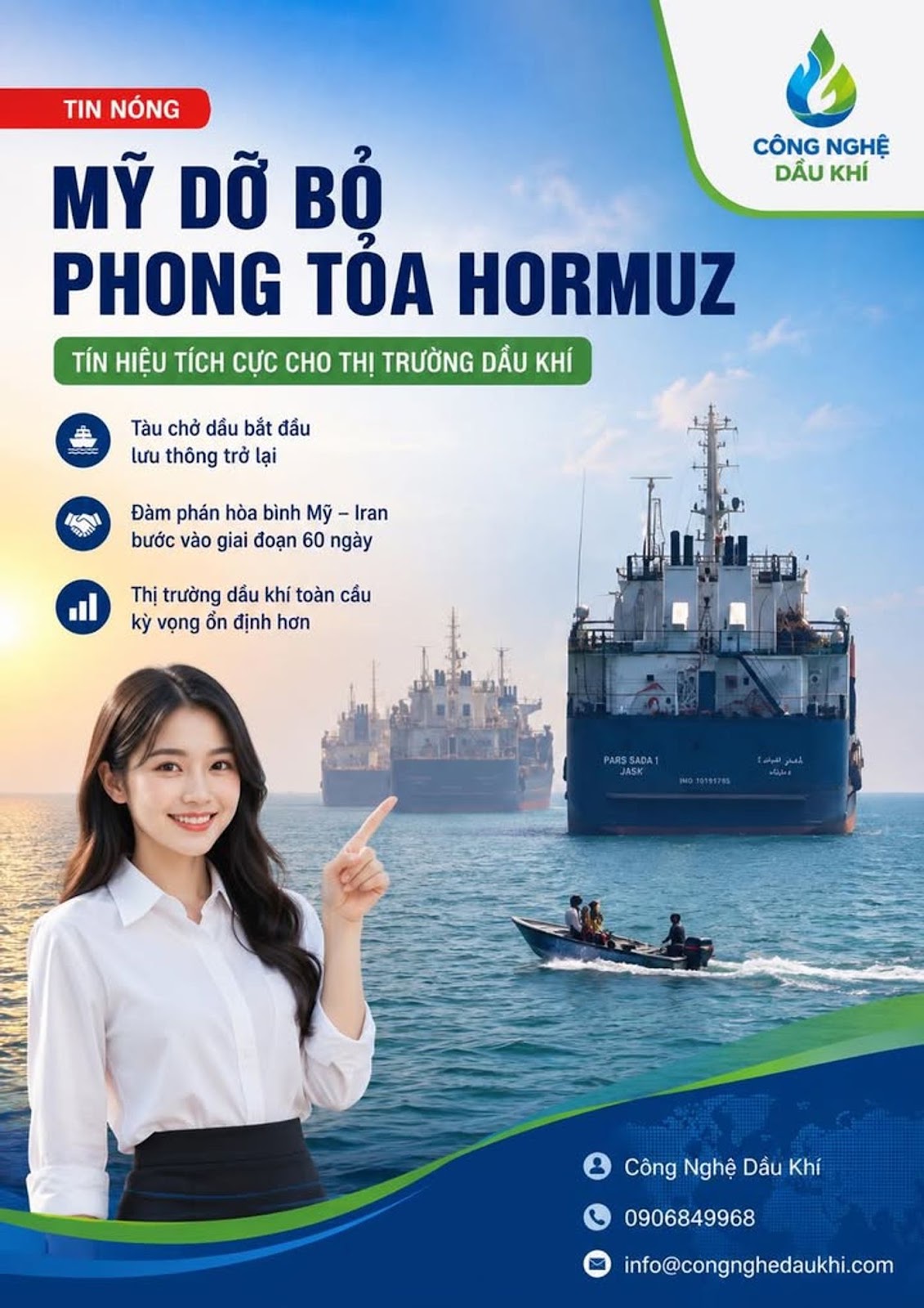 Mỹ Dỡ Bỏ Phong Tỏa Hormuz, Giá Dầu Có Sắp Lao Dốc Hay Chỉ Là Khoảng Lặng Trước Một Cơn Sóng Lớn Hơn?