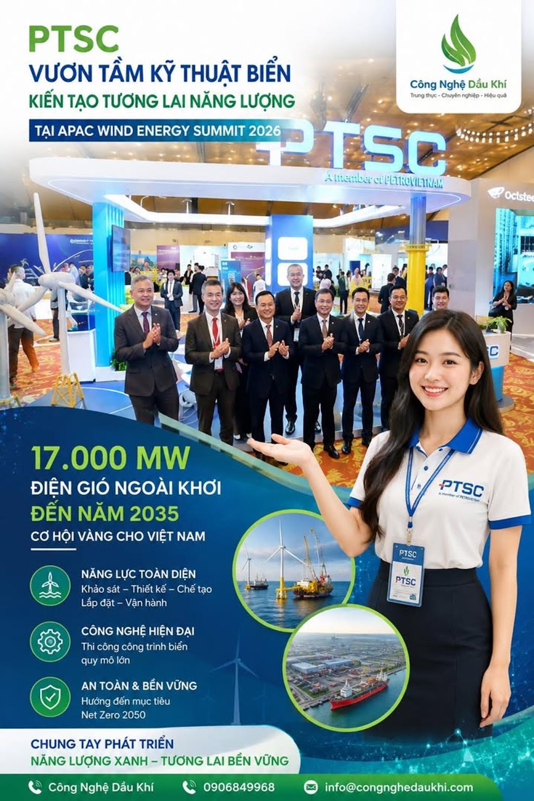 PTSC Mang Năng Lực Kỹ Thuật Biển Việt Nam Đến APAC Wind Energy Summit 2026
#PTSC...