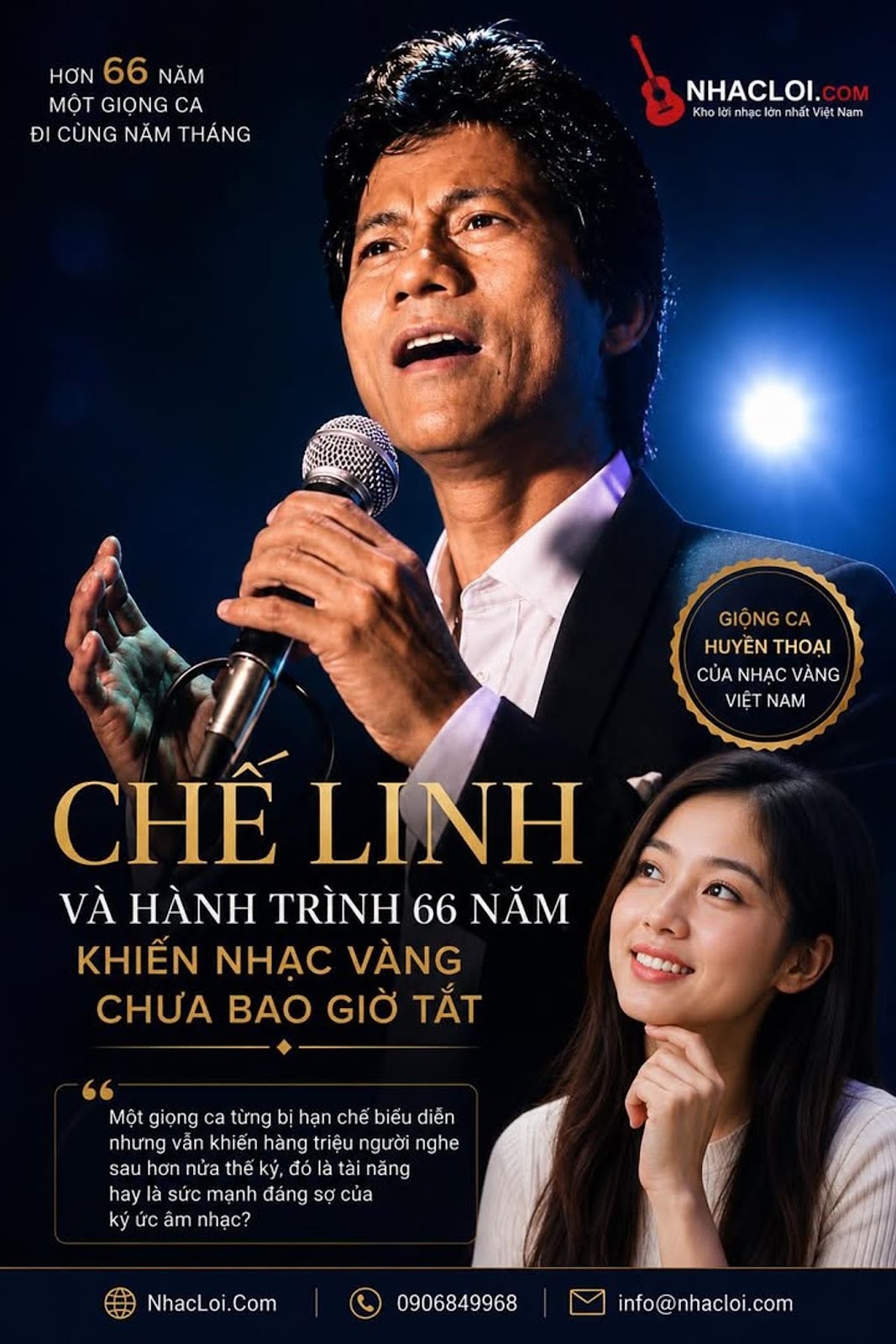 Chế Linh và hành trình 66 năm khiến nhạc vàng chưa bao giờ tắt