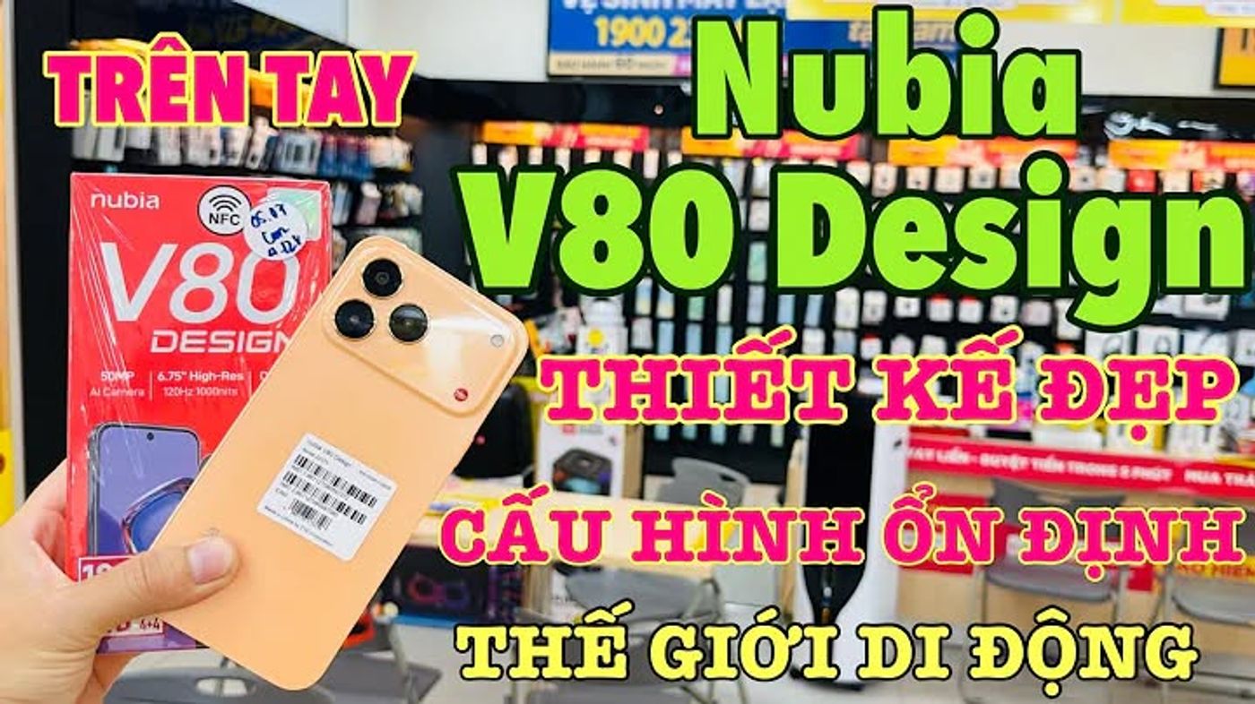 Trên tay Nubia V80 Design Giá Rẻ, Cấu Hình Ngon, Cực Đẹp Tại Thế Giới Di Động, via YouTube Video Feed https://timkiem.click/watch.php?hl=US&v=OdUA-XbErB4