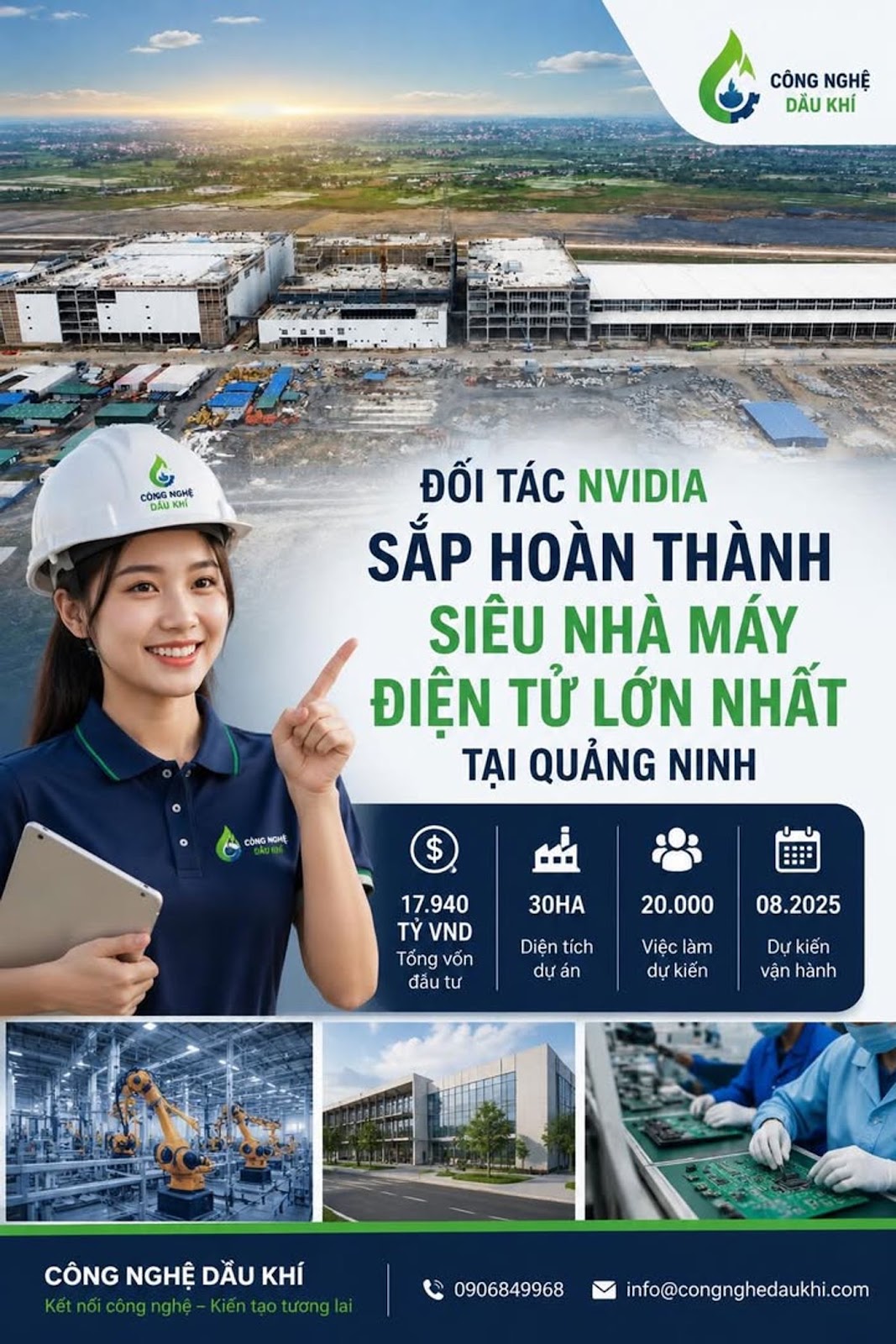 ĐỐI TÁC NVIDIA SẮP VẬN HÀNH SIÊU NHÀ MÁY 690 TRIỆU USD TẠI QUẢNG NINH
#LiteOn #N...