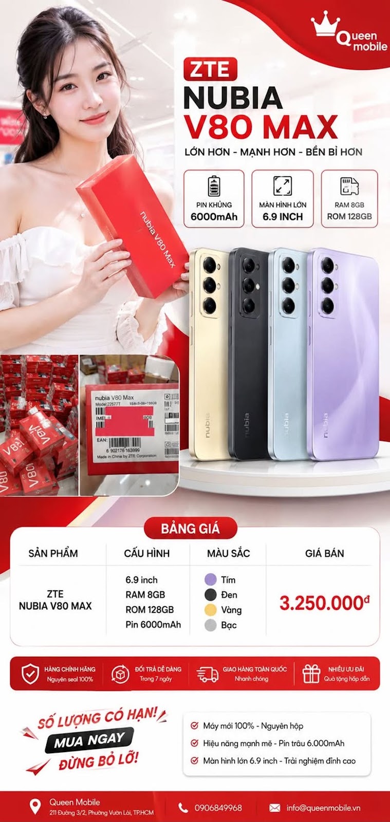 Bảng giá Queen Mobile 🌿