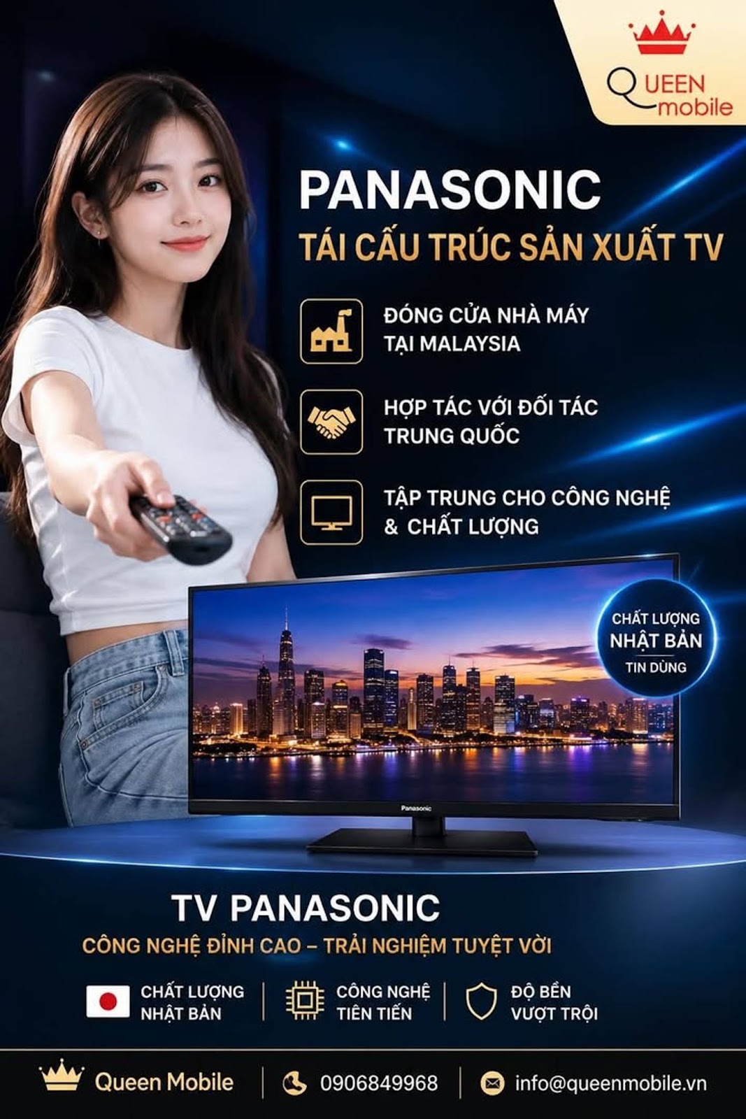 Panasonic đóng cửa nhà máy TV tại Malaysia, đẩy mạnh thuê ngoài sản xuất cho các đối tác Trung Quốc #Panasonic #Malaysia #Skyworth #TCL #TV #ĐiệnTử #NhậtBản #TrungQuốc #BluRay #SảnXuất #CôngNghệ