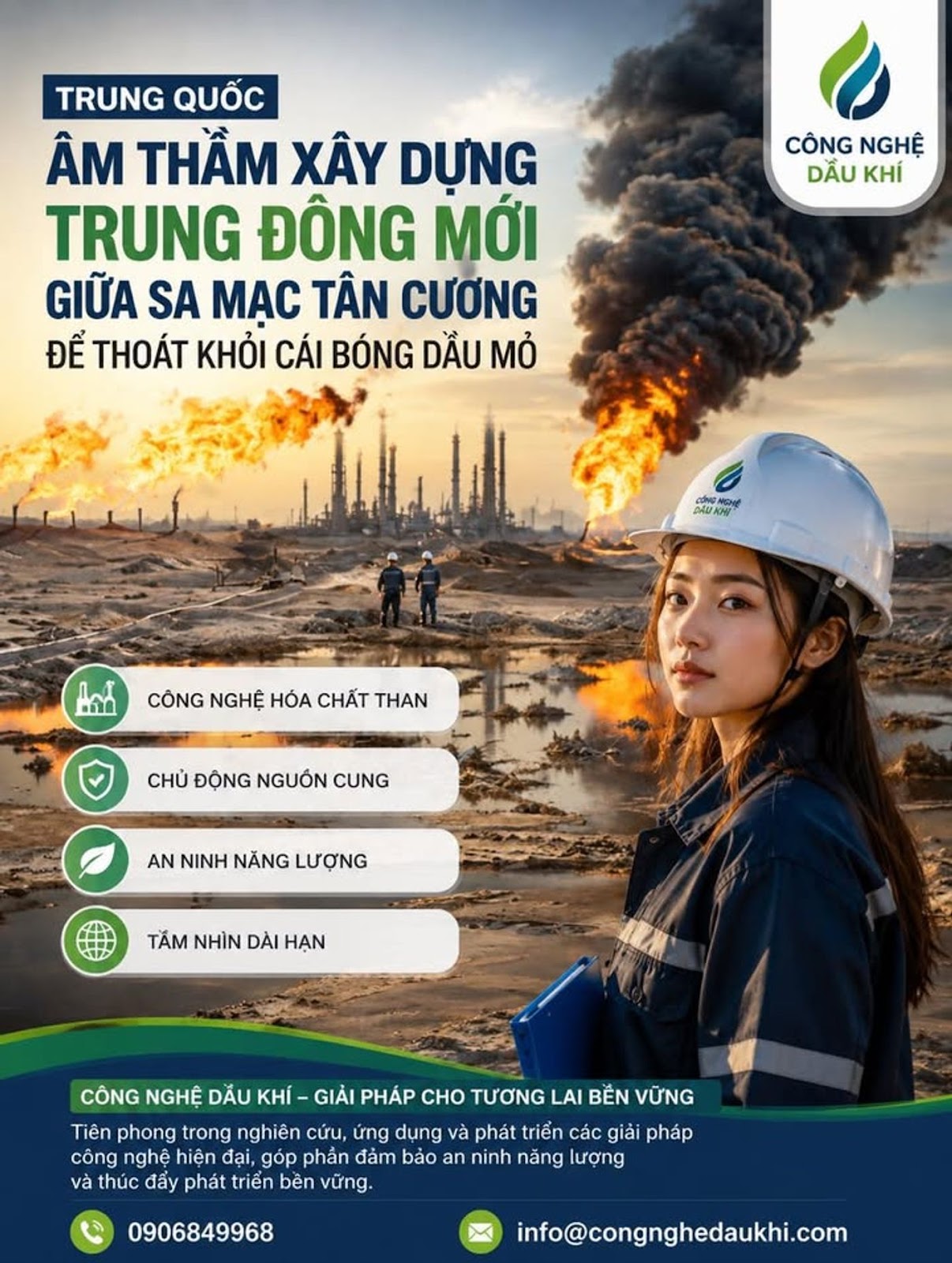 Trung Quốc Âm Thầm Xây Trung Đông Mới Giữa Sa Mạc Tân Cương Để Thoát Khỏi Cái Bóng Dầu Mỏ