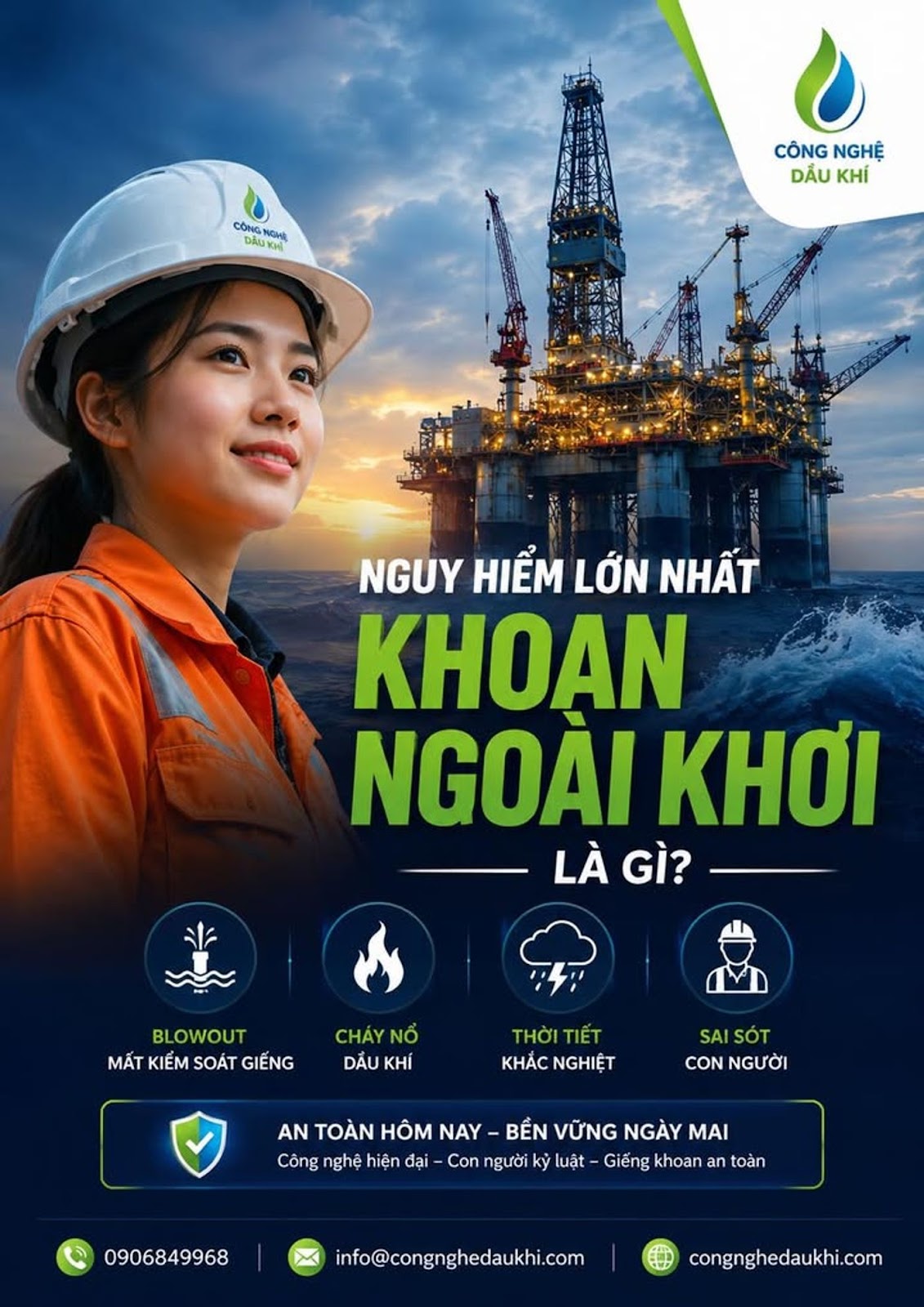 NGUY HIỂM LỚN NHẤT TRONG KHOAN DẦU KHÍ NGOÀI KHƠI LÀ GÌ?

#KhoanNgoaiKhoi #DauKh...