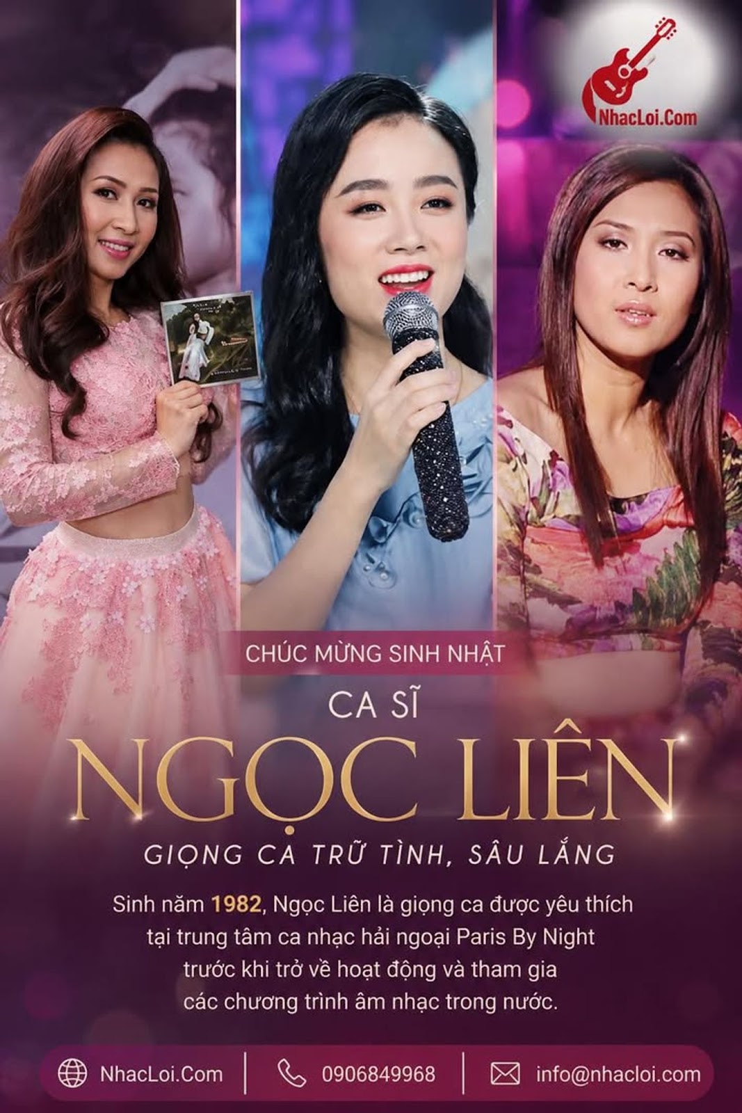 CHÚC MỪNG SINH NHẬT CA SĨ NGỌC LIÊN