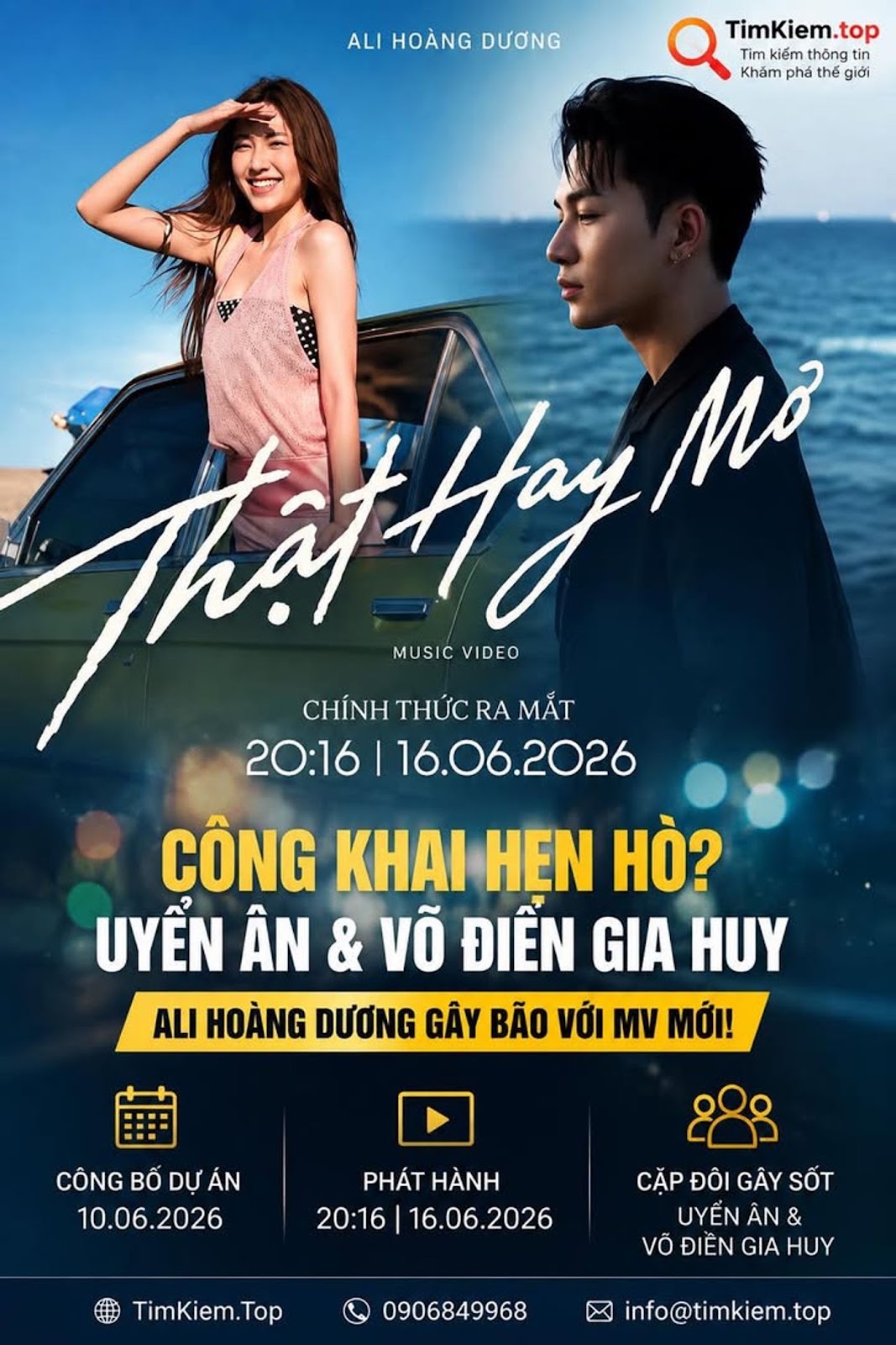 ALI HOÀNG DƯƠNG GÂY BÃO VỚI THẬT HAY MƠ, UYỂN ÂN VÀ VÕ ĐIỀN GIA HUY BẤT NGỜ XUẤT HIỆN CÙNG NHAU #AliHoangDuong #UyenAn #VoDienGiaHuy #ThatHayMo #Negav #VGTTV #ShowbizViet #TimKiemTop