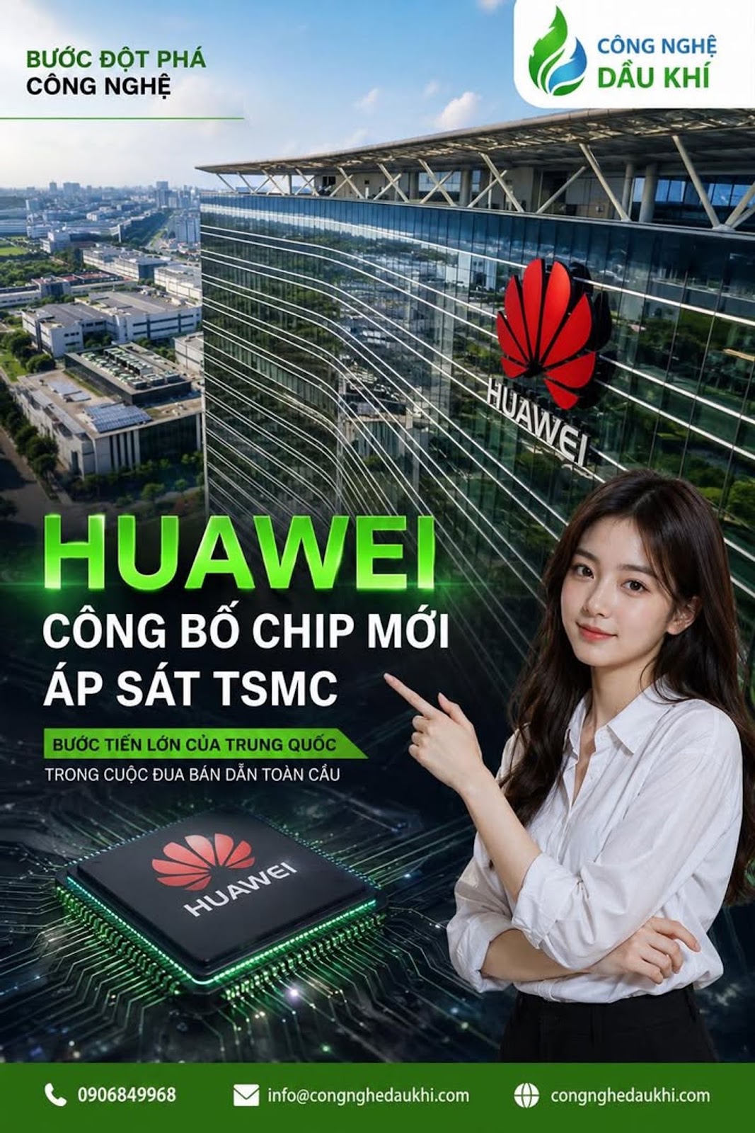Huawei công bố bước đột phá chip mới khiến cả ngành bán dẫn chấn động #Huawei #TSMC #ChipAI #Nvidia #SMIC #BanDan #CongNghe #AI #TrungQuoc #TimKiemTop