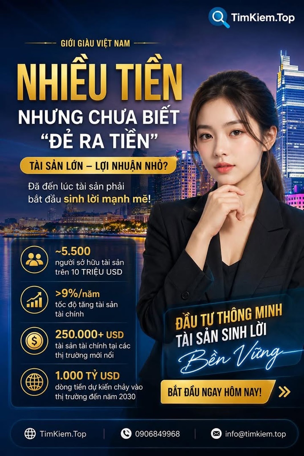 GIỚI GIÀU VIỆT NAM NHIỀU TIỀN NHƯNG CHƯA BIẾT “ĐẺ RA TIỀN”