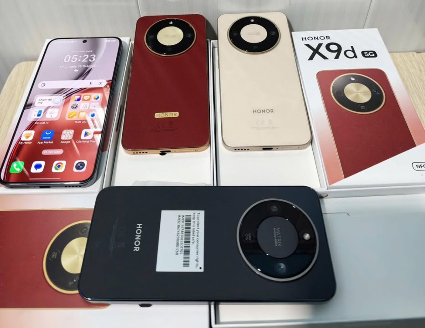 📱 𝗛𝗼𝗻𝗼𝗿 𝗫𝟵𝗗 (8/256GB) – Chính hãng Fullbox | Đủ màu, giá chỉ từ 6.x 💖🔥