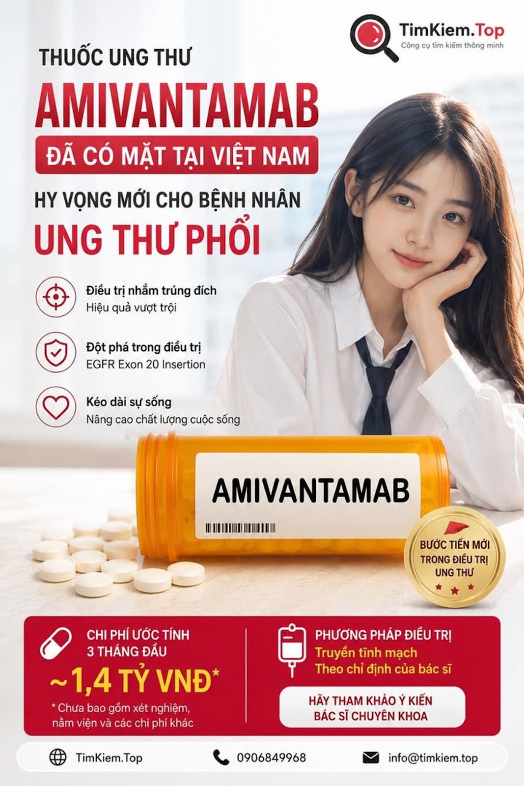 Thuốc Ung Thư Amivantamab Đã Có Mặt Tại Việt Nam Nhưng Chi Phí Điều Trị Có Thể Lên Tới Hàng Tỷ Đồng