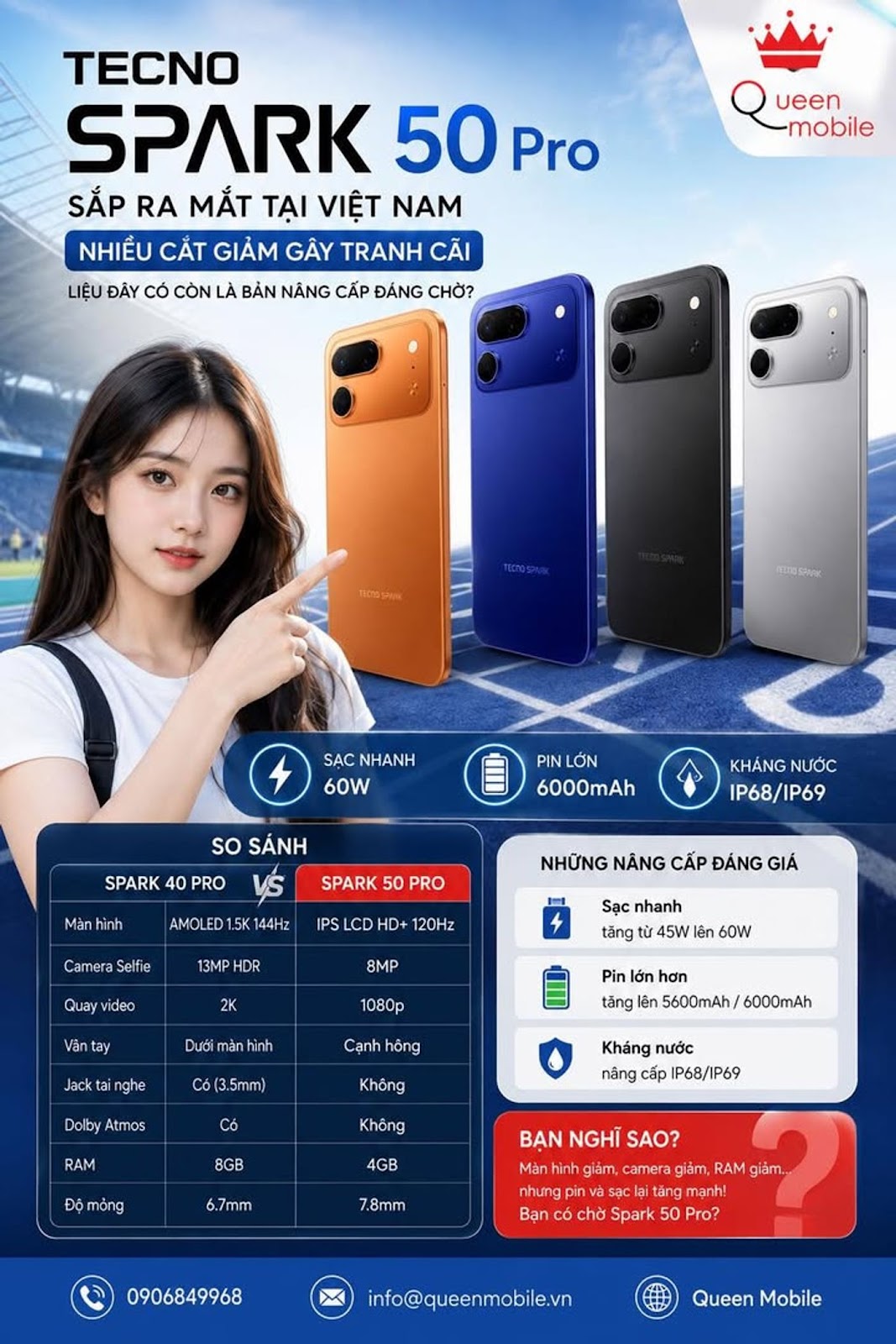 TECNO Spark 50 Pro Sắp Về Việt Nam Với Hàng Loạt Cắt Giảm Gây Tranh Cãi, Liệu Đây Có Còn Là Bản Nâng Cấp Đáng Chờ?