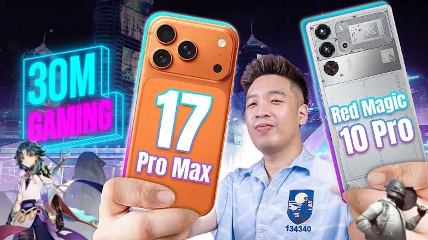 iPhone 17 Pro Max vs. RedMagic 10 Pro  30M Gaming - CỬA ẢI Gaming phone CUỐI CÙNG!, via YouTube Video Feed https://timkiem.click/watch.php?hl=VN&v=qUBpRITQNFs