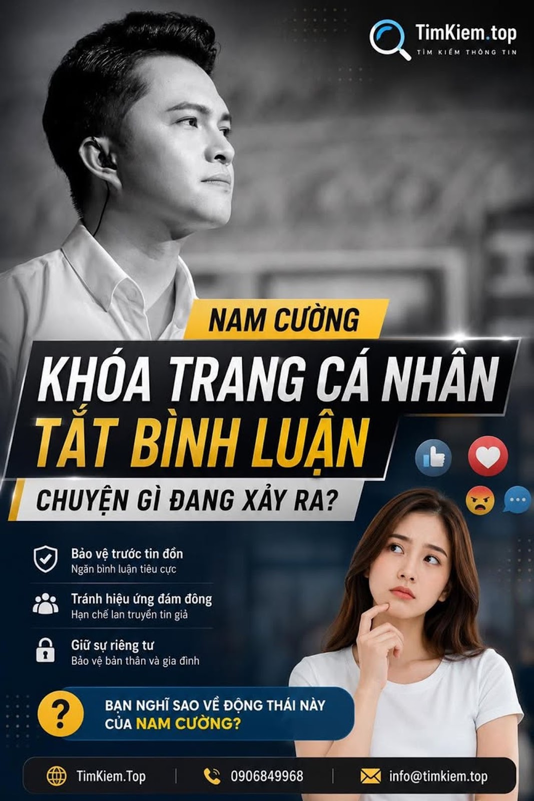 Nam Cường Bất Ngờ Khóa Facebook Cá Nhân Và Tắt Bình Luận, Chuyện Gì Đang Thực Sự Xảy Ra?