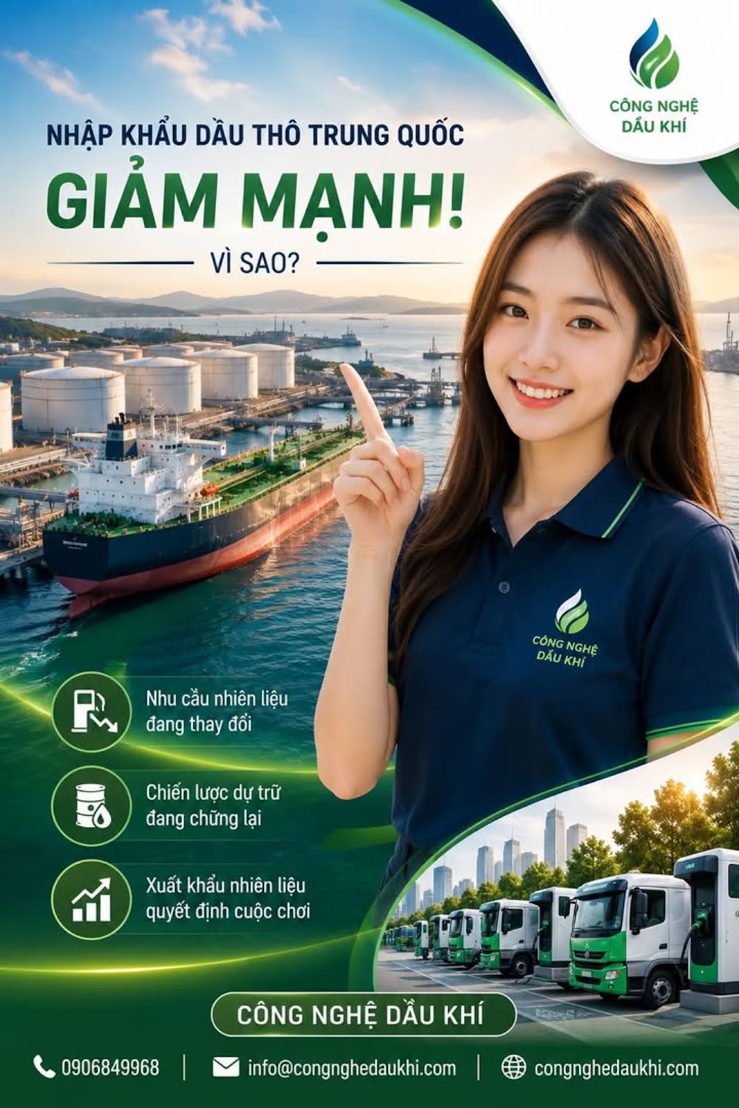 Vì sao Trung Quốc bất ngờ giảm mạnh nhập khẩu dầu thô và điều gì đang chờ thị trường năng lượng toàn cầu?
