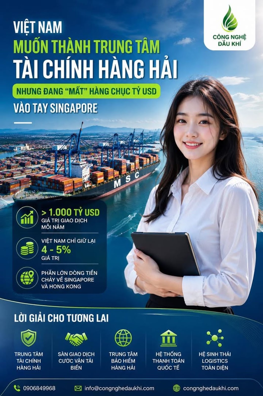 VIỆT NAM MUỐN THÀNH TRUNG TÂM TÀI CHÍNH HÀNG HẢI NHƯNG ĐANG “MẤT” HÀNG CHỤC TỶ USD VÀO TAY SINGAPORE 🌿🤔