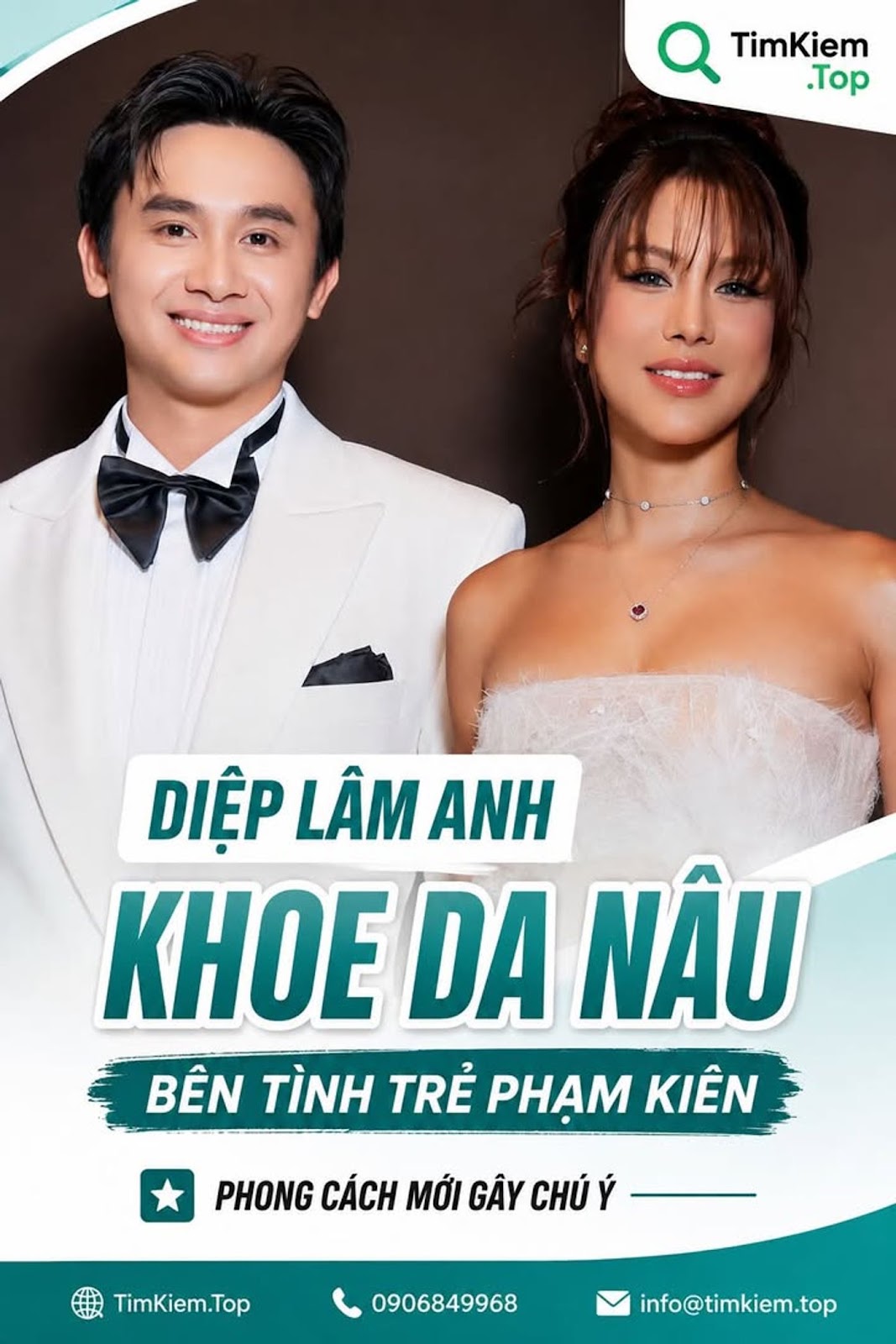 Diệp Lâm Anh khoe làn da nâu bên bạn trai Phạm Kiên, phong cách mới tiếp tục gây chú ý #DiệpLâmAnh #PhạmKiên #ShowbizViệt #SaoViệt #ThờiTrangSao #PhongCáchSao #LànDaNâu #GiảiTrí #NgôiSao