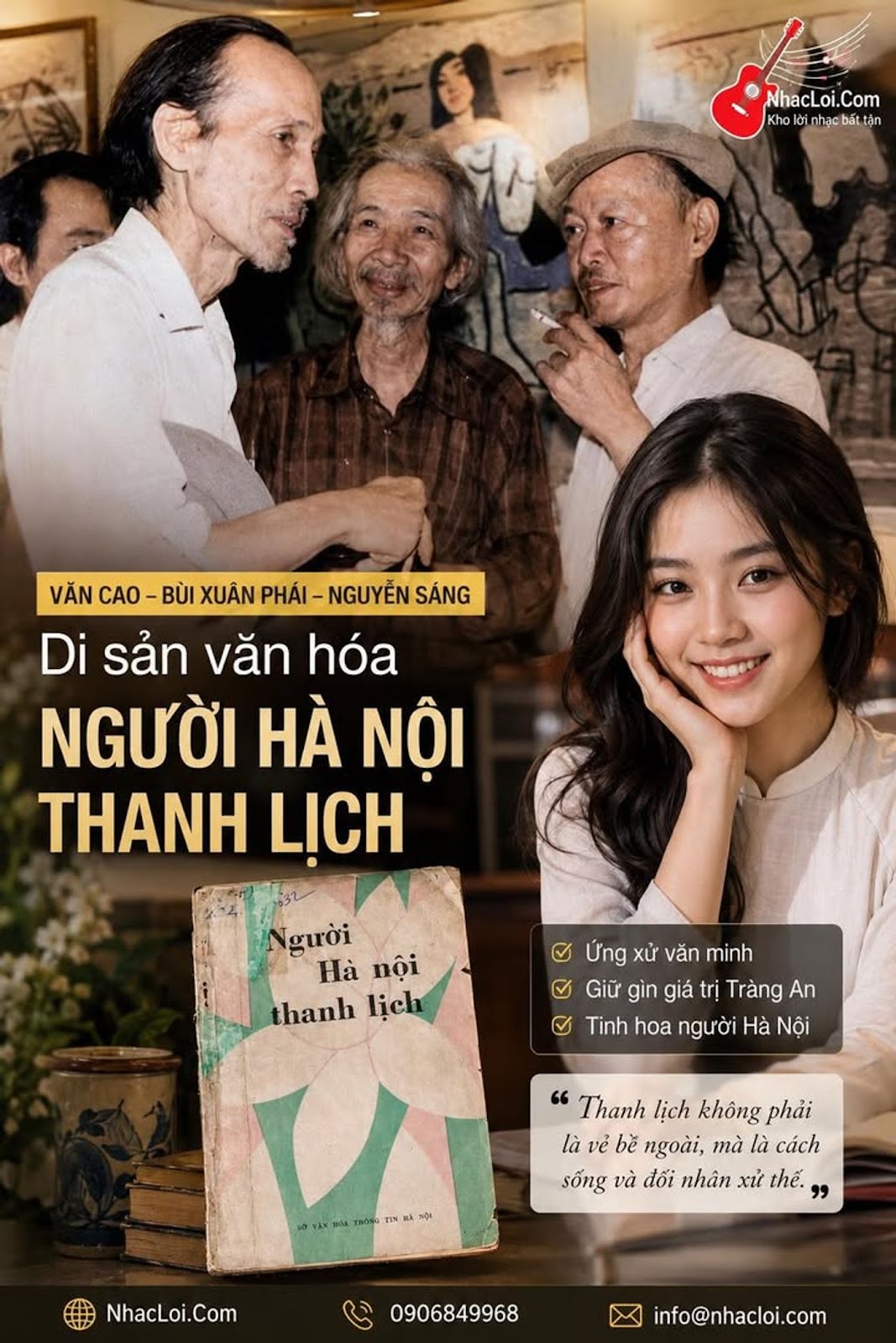 VĂN CAO VÀ CUỐN SÁCH “NGƯỜI HÀ NỘI THANH LỊCH” – MỘT DI SẢN VĂN HÓA ÍT NGƯỜI BIẾT