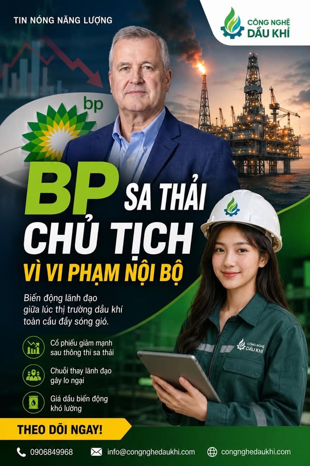 BP Rúng Động Nội Bộ Khi Chủ Tịch Albert Manifold Bị Sa Thải Vì Hành Vi “Độc Hại”...
