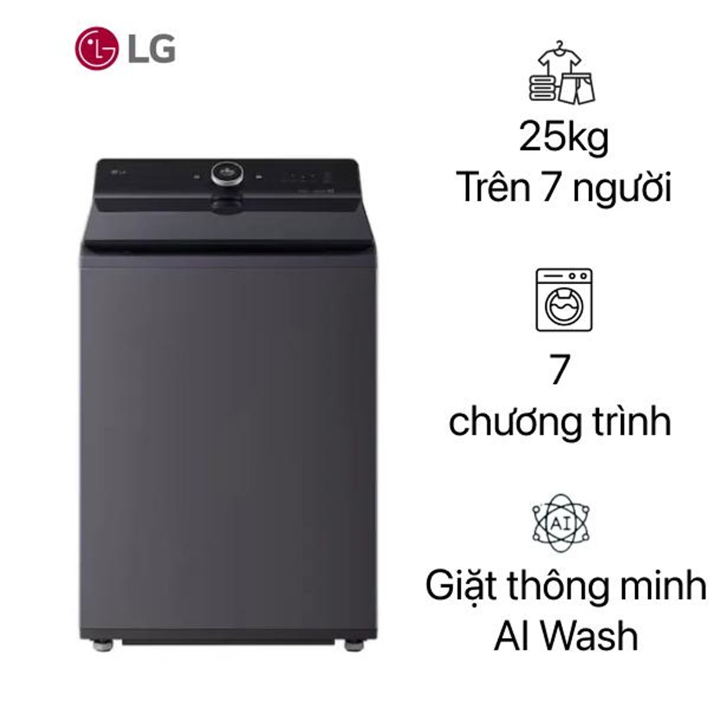 🔥 HOT DEAL SẢN PHẨM MỚI: Máy giặt LG cửa trên 25kg