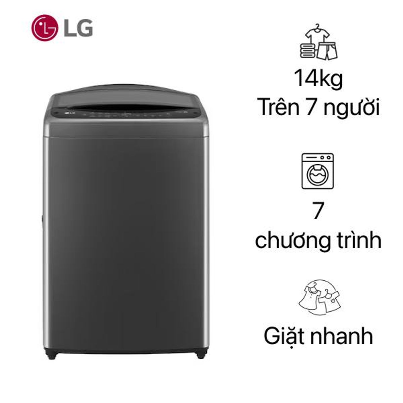 🔥 HOT DEAL SẢN PHẨM MỚI: Máy giặt LG cửa trên 14kg